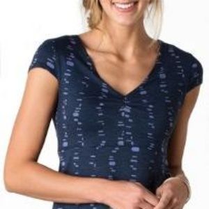 Toad&Co organic cotton knee length dress L